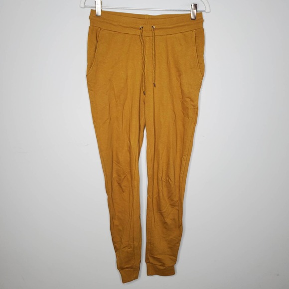 ASOS Mustard Yellow Long Sleeve Hoodie Pants Matching Set Sz S - Picture 7 of 10